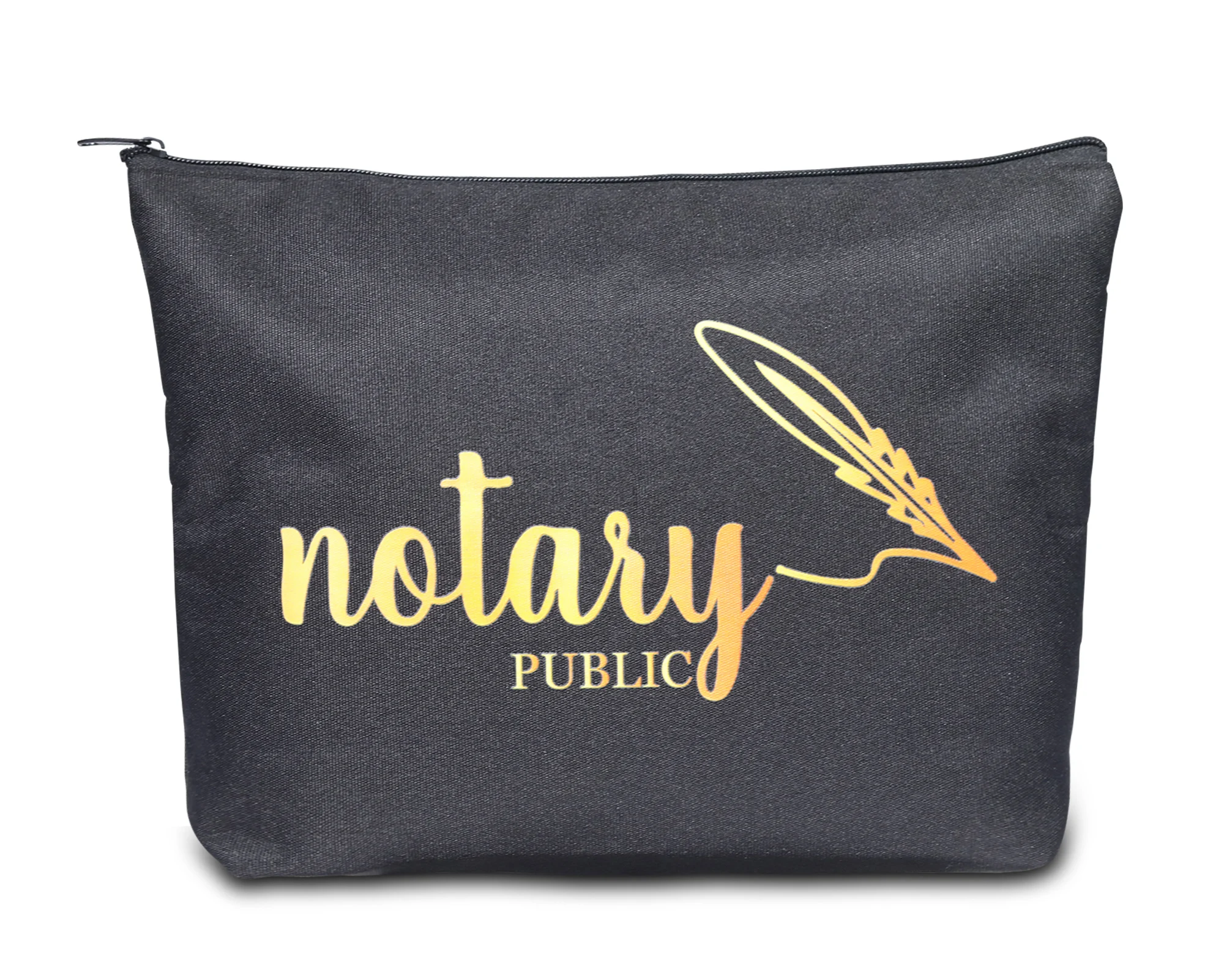 Notary Bag Large Notary Public Supply Bag with Zipper Notary Tools Accessories Pouch for Record Book Handbook Seal Stamp Documen 6