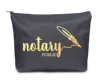 Notary Bag Large Notary Public Supply Bag with Zipper Notary Tools Accessories Pouch for Record Book Handbook Seal Stamp Documen 6