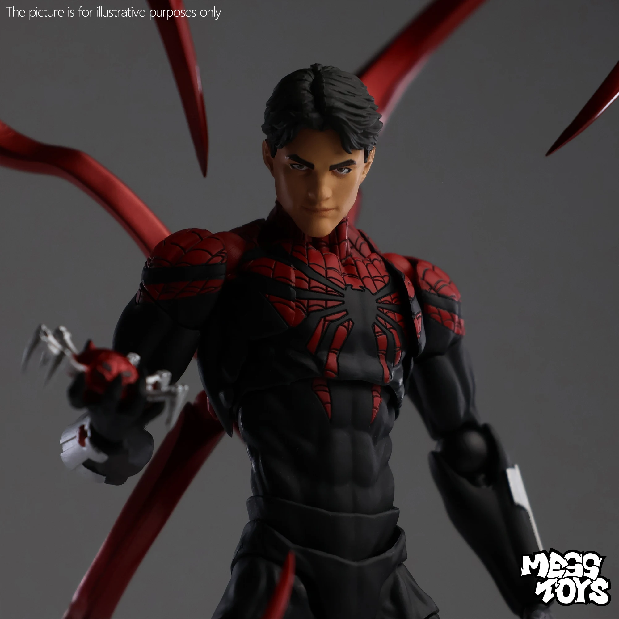 MessToys Superior Spiderman Figure Mess Toys Kaine Parker Spider