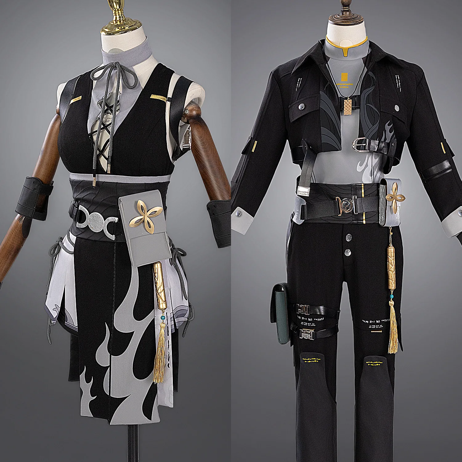 Wuthering Waves Rover Blue Battle Suit Cosplay Costume