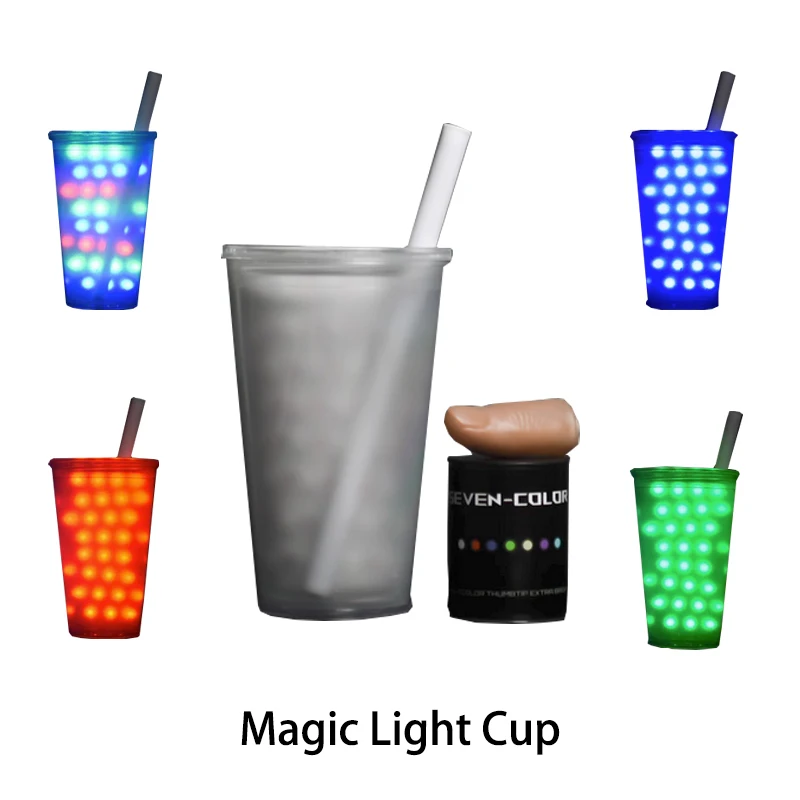 Magic Light Cup I-Lite CUP v.2 360 Magic Tricks Close Up Magic Street Performer Magic Prop Stage Magic Easy to do barricade sign toys road signs prop playset traffic light puzzle truck street plastic models child kids electric vehicles