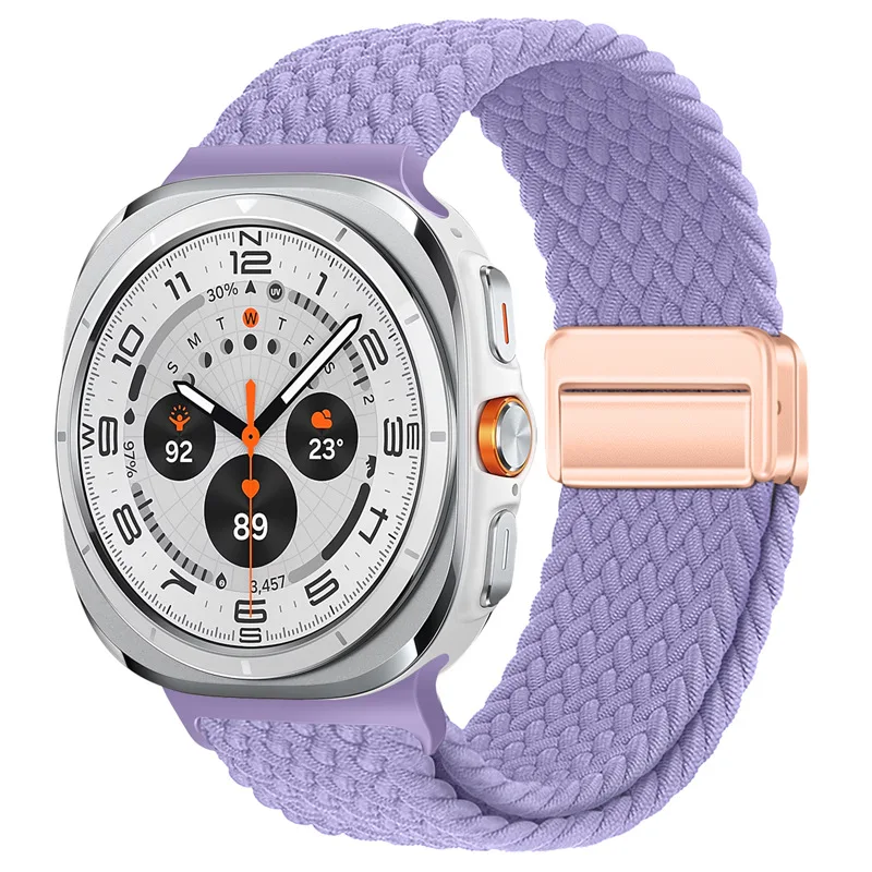 Nylon Magnetic Buckle Braided Solo Loop Strap Bracelet