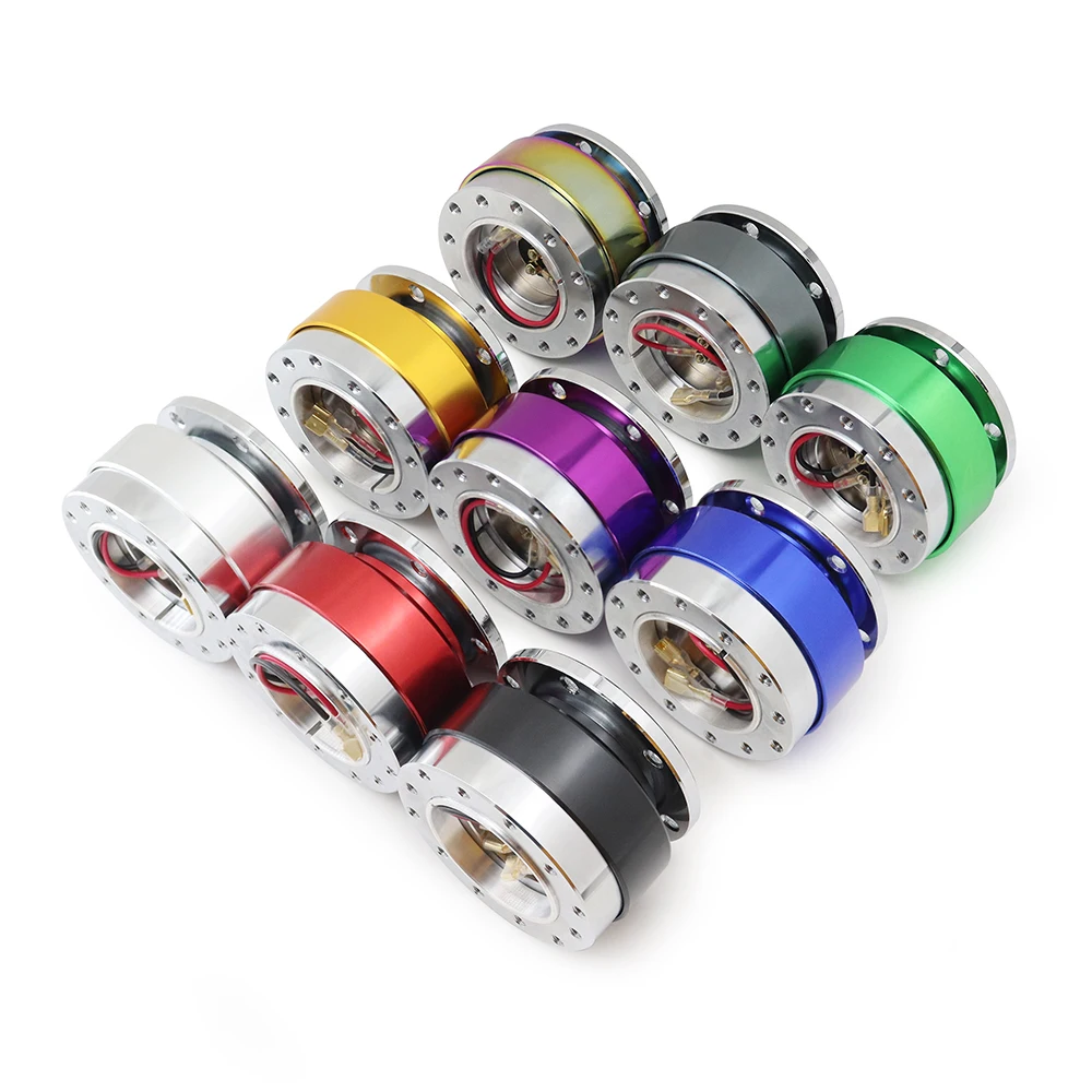 

Universal Steering Wheel Snap Off Quick Release Hub Adapter Boss kit Car Accessories 9 Colors
