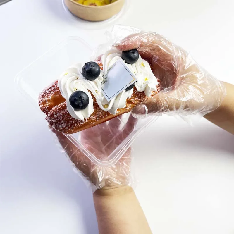 Disposable Gloves Transparent Plastic Gloves Hair Dyeing Cooking Household Kitchen Restaurant Multipurpose Cleaning Accessories
