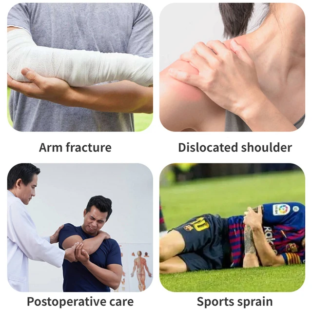 Elbow Brace Support Shoulder Sling Immobilizer Brace Broken Fractured Arm Strap Injury Sprain Arm Brace Sling Pain Relief 4