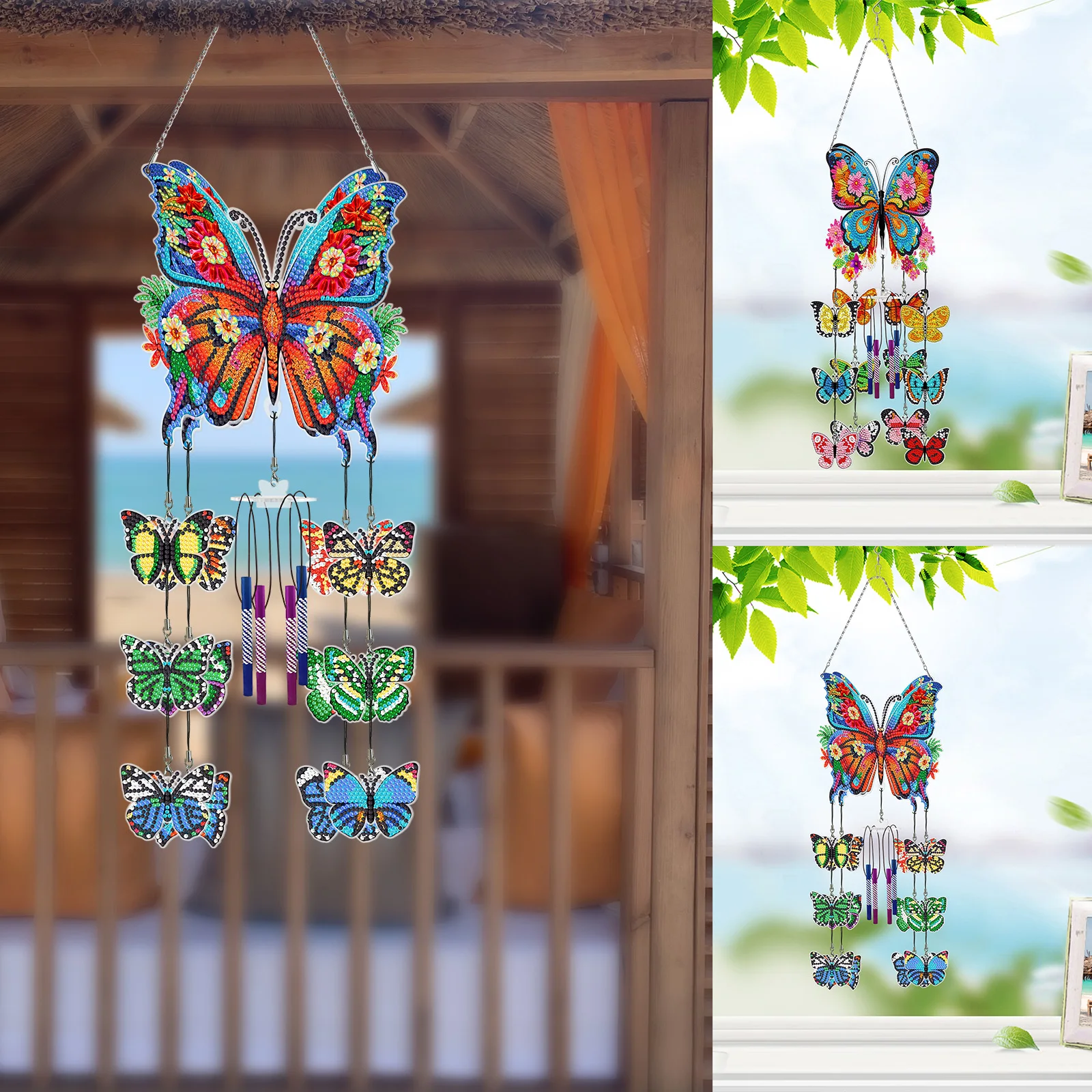 

Алмазная живопись, Музыка Ветра, сделай сам, алмазная инкрустированная подвеска, гостиная, спальня, украшение для дома, подарки, подарки на день рождения для друзей