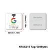 nfc215 Google Review Stickers 504Bytes 30mm Waterproof NFC Review Sticker Review us on Google Sticker13.56MHz nfc tags stickers 2