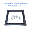 For StarLink Mini Silicone Protective With Suction Cups Anti-Bump and Anti-Drop Waterproof Scratch-Resistant Cover 3