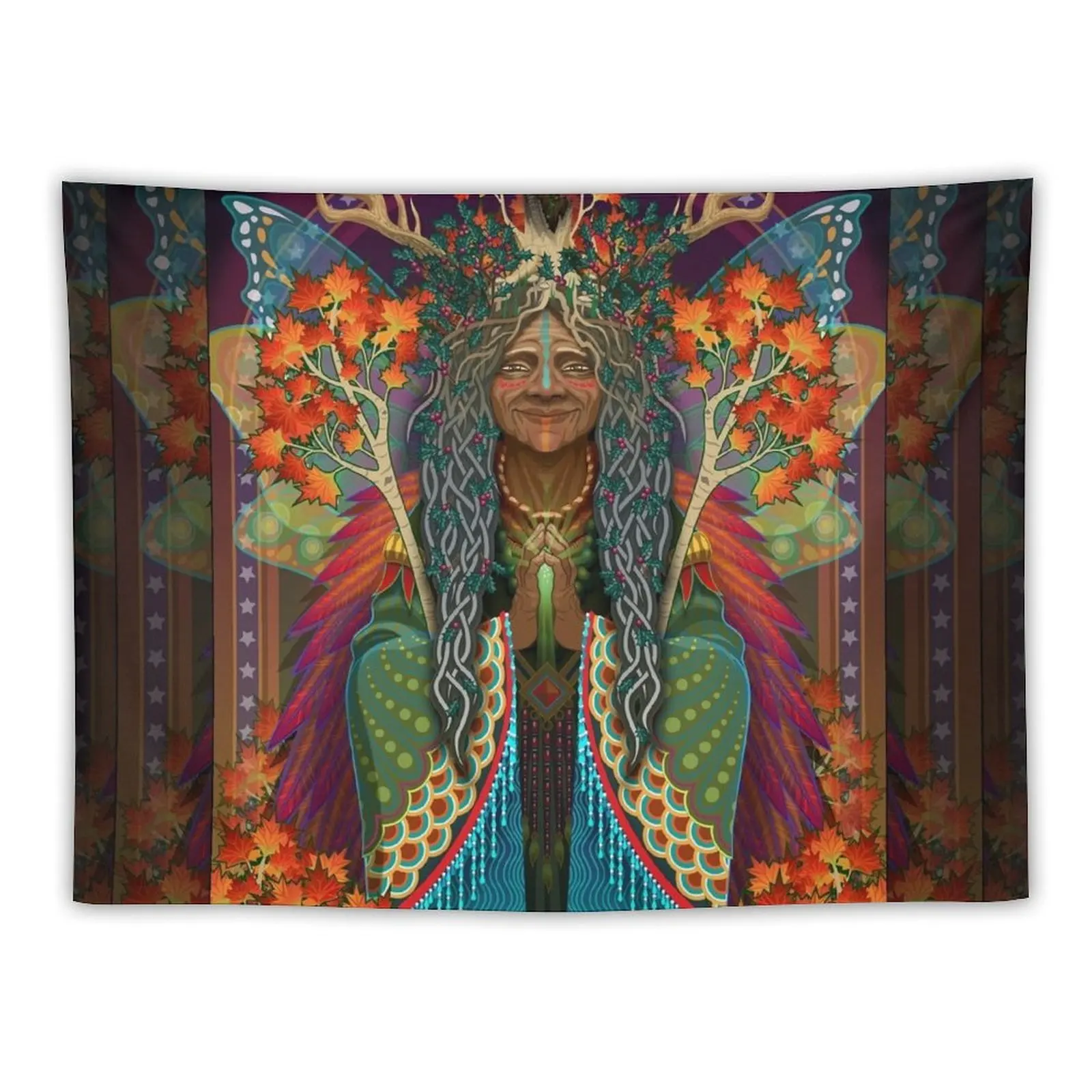 

Elder Spirit Tapestry Home Decor Aesthetic For Bedroom Decoration For Home Tapestry