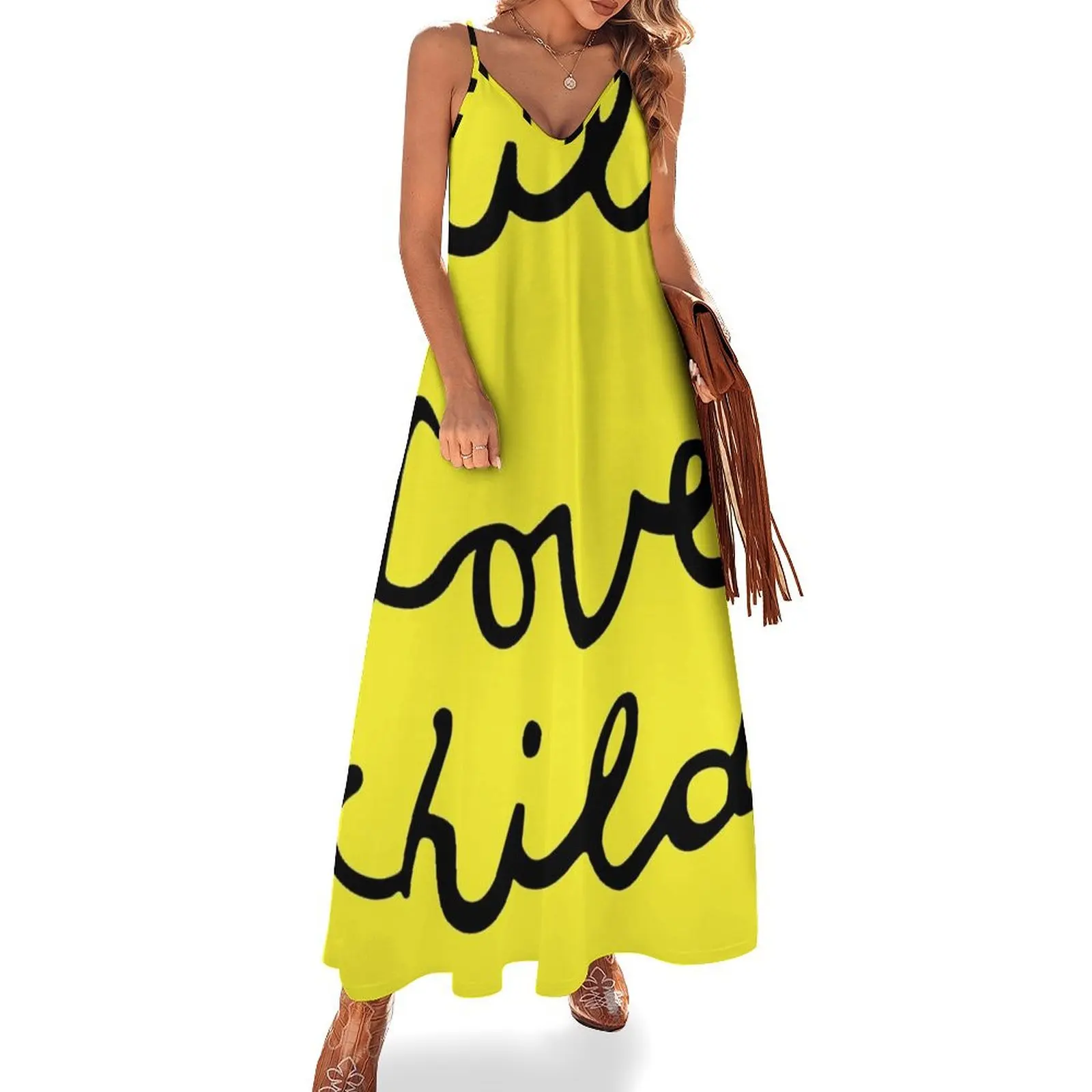 Love Child Sleeveless Dress Bridesmaid dress woman women's luxury party dress woman Evening gown