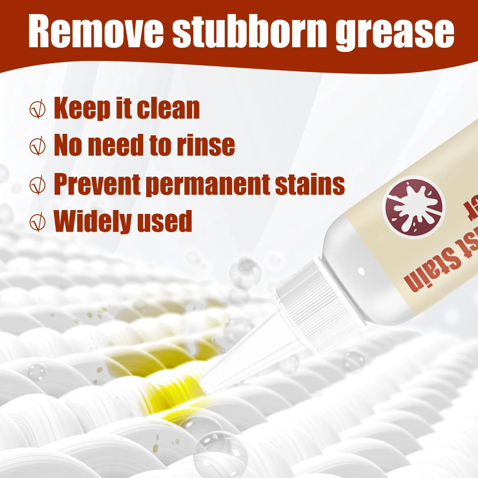 50ml Portable Clothing Oil Stain Remover Instant Results Mold Cleaner Safe And Efficient Fast Stain Cleaning Spray