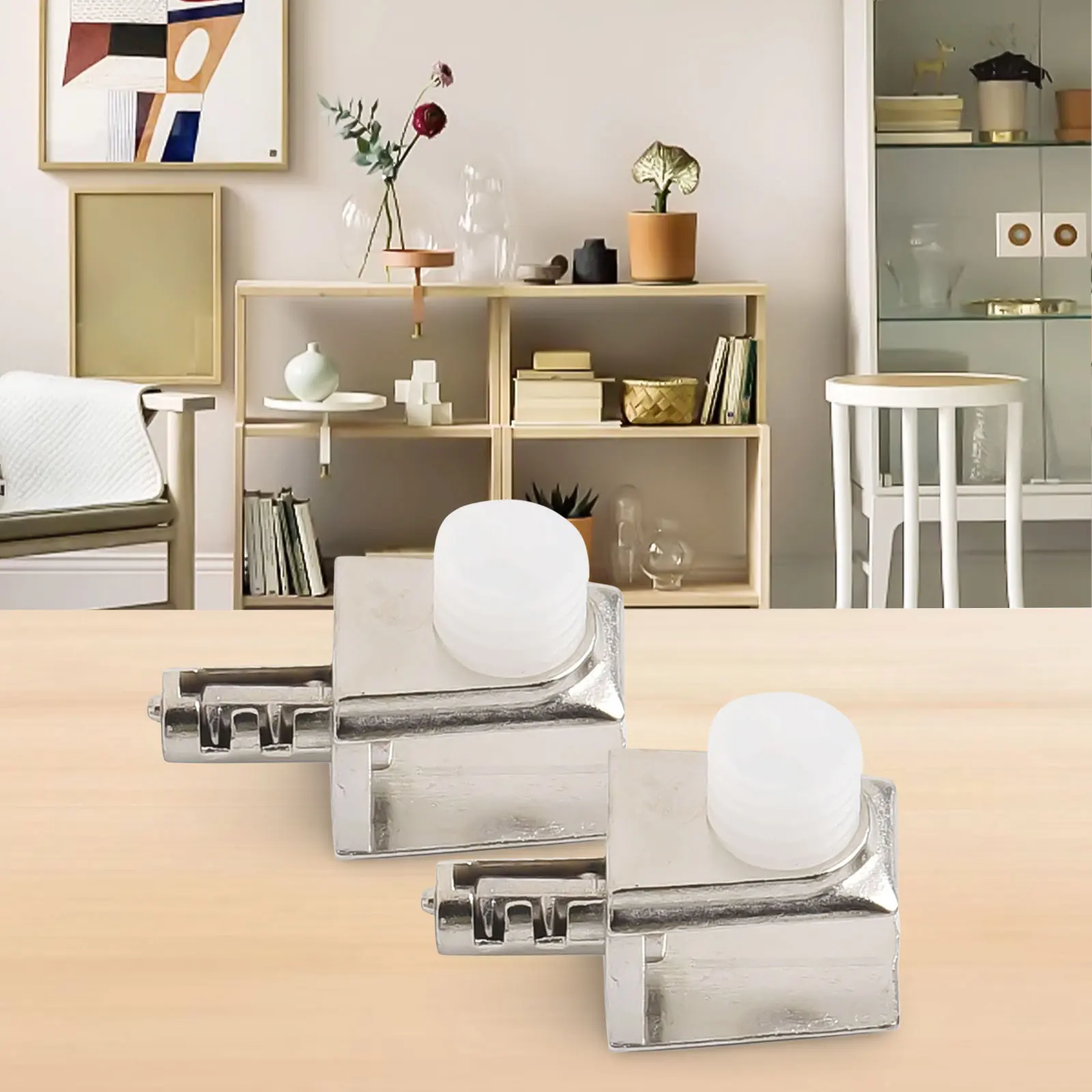 10pcs Adjustable Glass Clamps Glass Brackets With Pin Wall Mounted Shelf Holders Layer Board Glass Clip Shelf Clamp Hardware