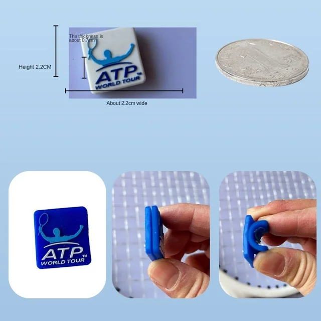 Ammortizzatori Vibrazioni Per Racchetta Tennis - 3 Pezzi In Silicone, Riduzione Shock, Controllo Migliorato - Foto 8