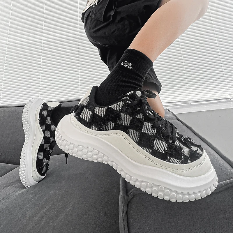 Zapatillas de hombre 패션 용수철 캐주얼 신발, 메쉬 스포츠 스니커즈, 통기성 야외 브랜드 남성 스포츠 신발