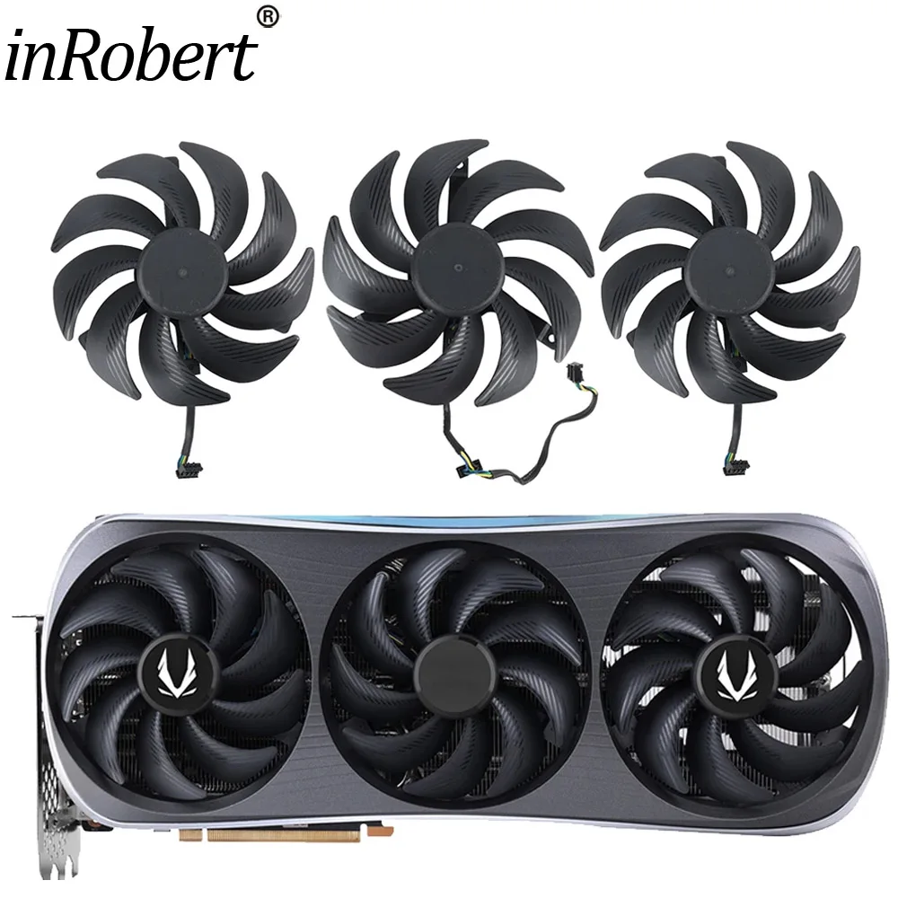 Ventola Di Raffreddamento Della Scheda Video Per Zotac Geforce Rtx 4070Ti Rtx 4080 Rtx 4090 Amp Ventola Di Raffreddamento Della Scheda Grafica Extreme