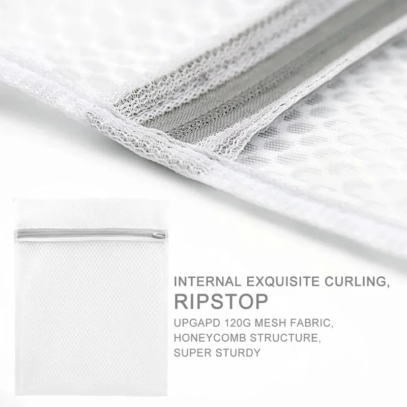 Mesh Laundry Bags 5Pcs/1PCS 3 Sizes Durable Honeycomb Reusable Washing Machines Bra Bag