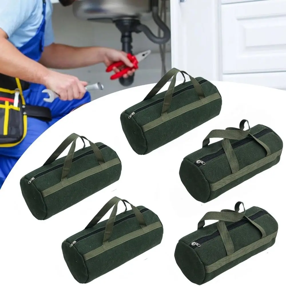 Durable Thick Canvas Tool Storage Bag Handbag Hand Tool Portable Auto Repair Tool Kit Large capacity Hardware Tool Organizer