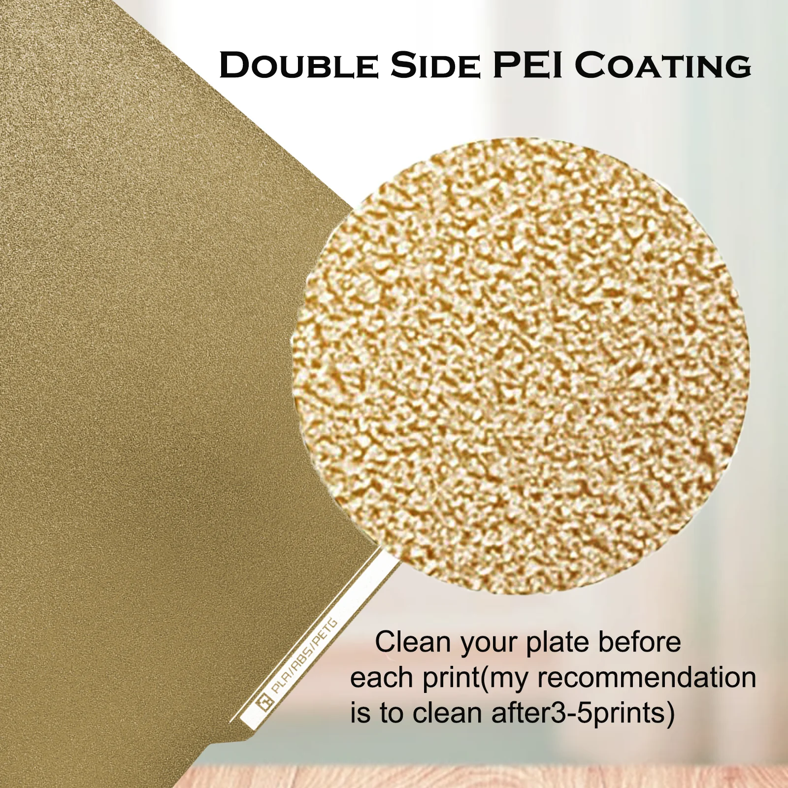 Enhanced Double-Sided Textured PEI Build Plate