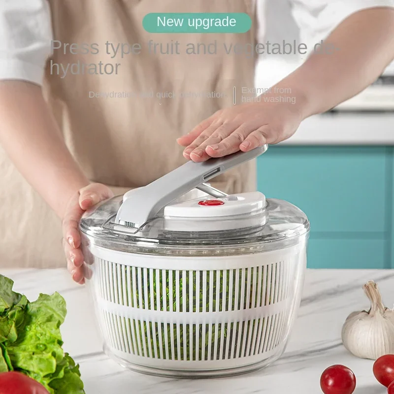 Vegetables Salad Spinner Lettuce Leaf Vegetable Dehydrator Multifunctional Vegetable Washer Salad Dryer Mixer