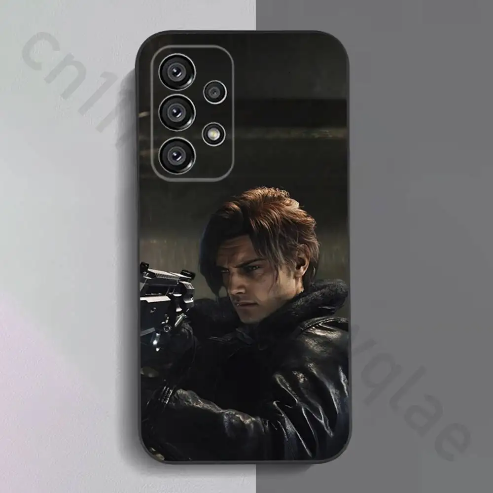 Leon Kennedy Black Soft Shell Phone Case