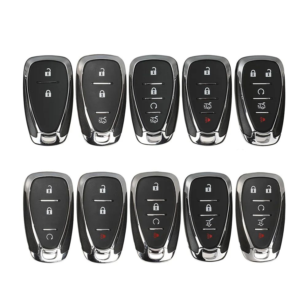 2/3/4/5 Buttons Car Remote Key Shell for Chevrolet Camaro Equinox Cruze Malibu Spark Sonic Trax 2016+ Replace Case Cover