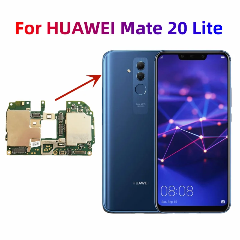 Motherboard for Huawei Mate 20 Lite, 64GB ROM, Unlocked Main