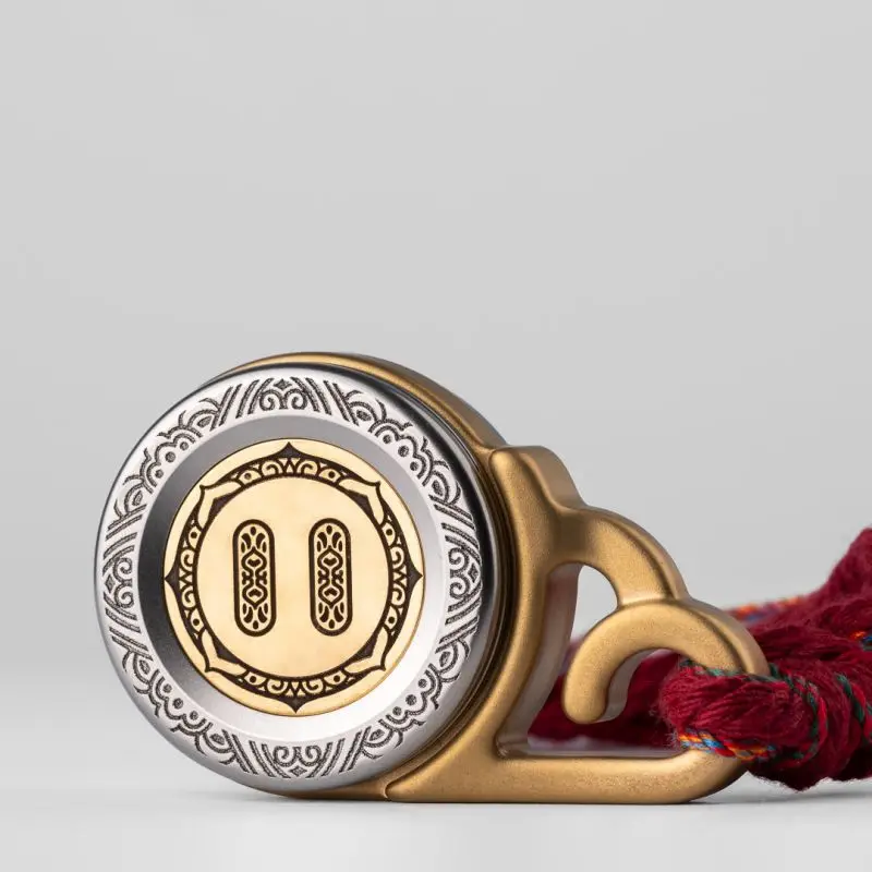 SUPVOX Brass Fidget Coin Slider For Adults And Stress Relief