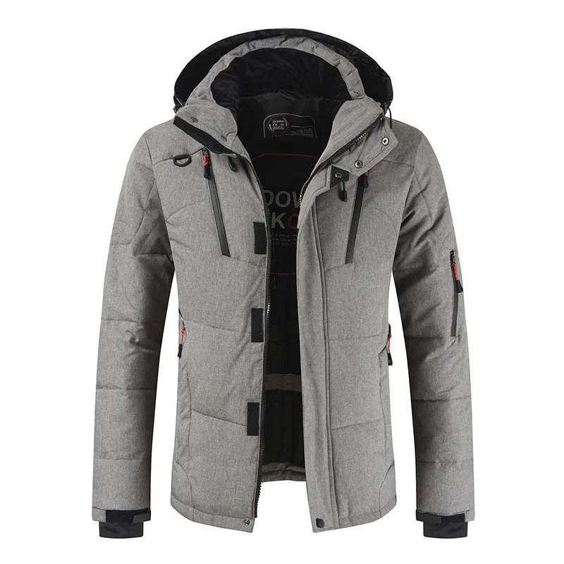 Coat Men's Motorcycle Jacket New in Outerwears Parkas Mens Clothing Winter Jackets Coats Man Climbing Clothes Male Cardigan Long