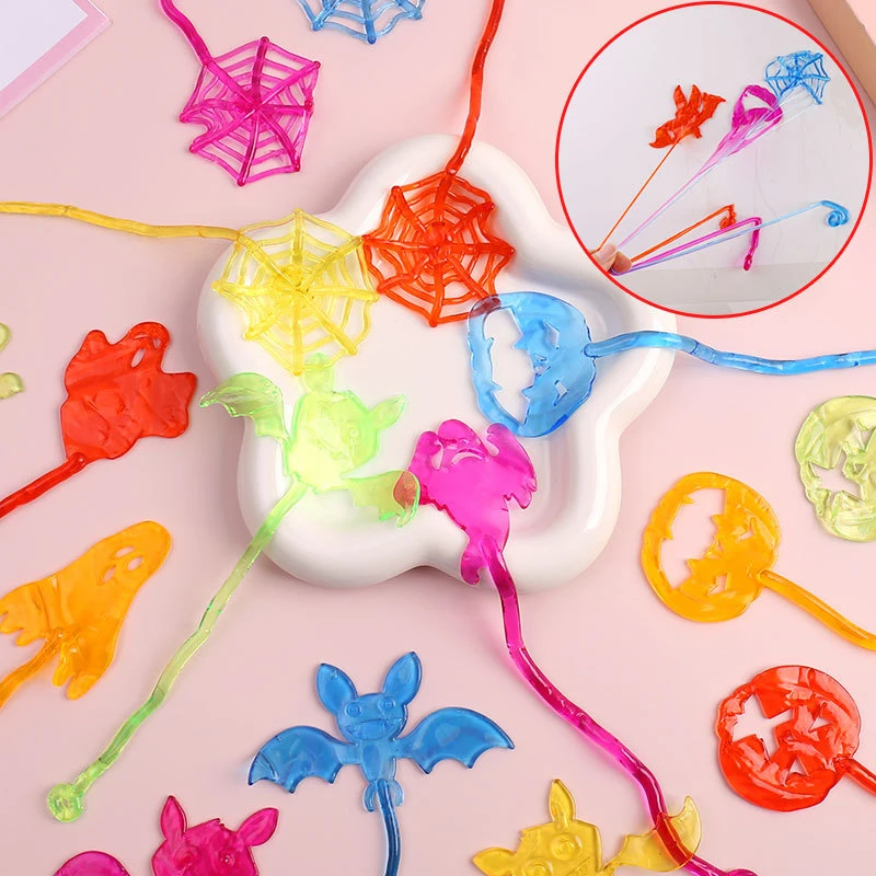 

Elastic Telescopic Palm Sticky Wall Climbing Toys For Kids Adults Stress Relief Softly Toy Fun Halloween Viscous Telescopic Toy