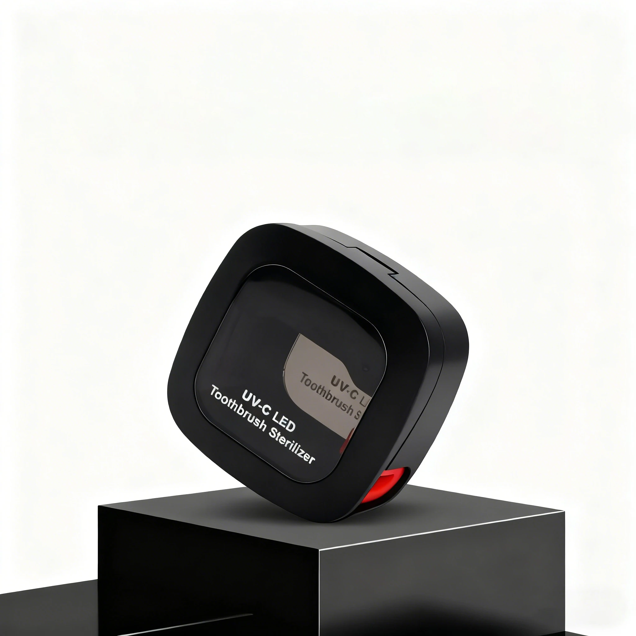 AiQUE Toothbrush Sterilizer for KR/JP UV Light Rechargeable Toothbrush Holder With LED Display Bathroom Wall Mounted Electric