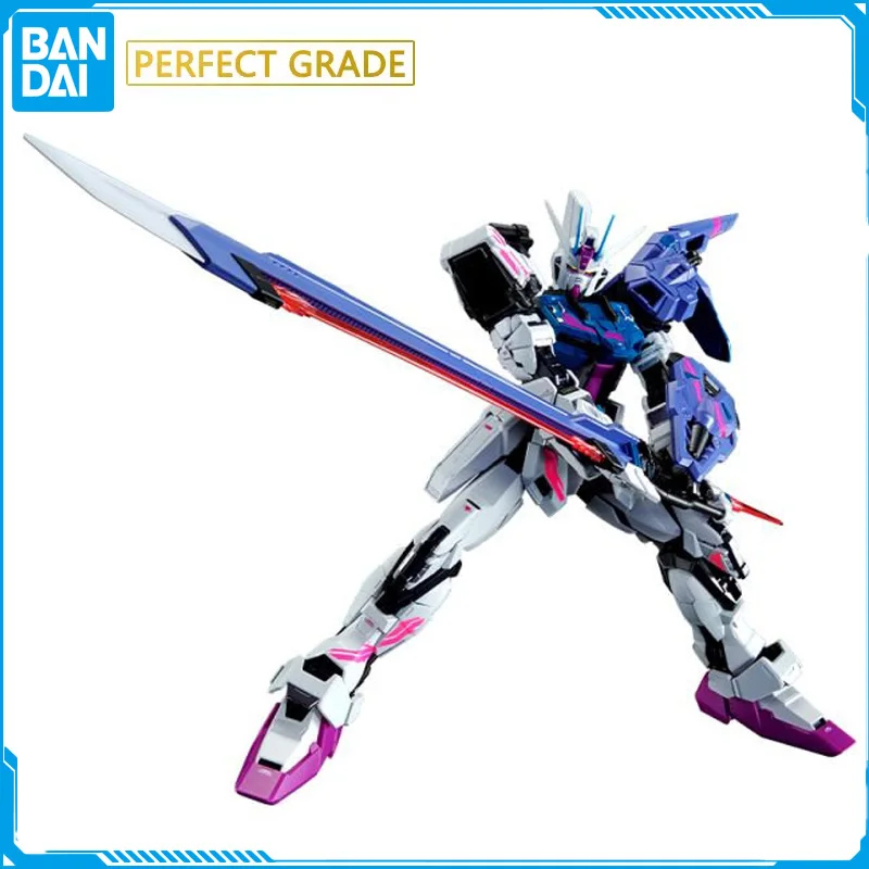Disponibile Bandai Pg 1/60 Cybercolor E-Ym1 Perfect Strike Gundam Original Anime Figure Model Toy Action Collection Assembly Doll