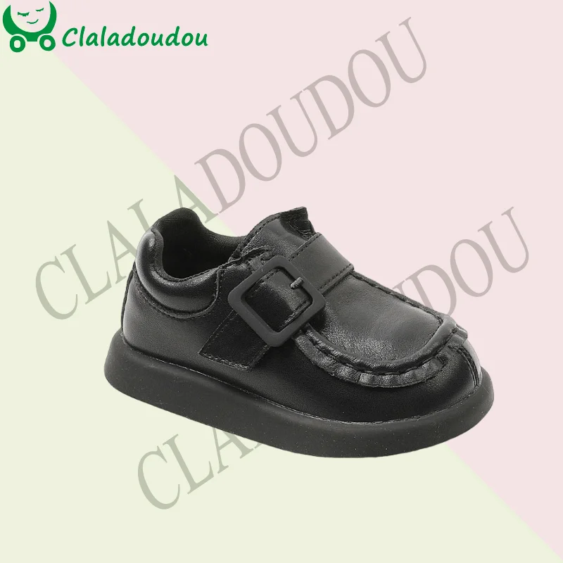 

Kid Genuine Leather Dress Shoes For Boys Black Comfortable Soft Solid Loaters Shoes For Autumn 2023 New British Style School