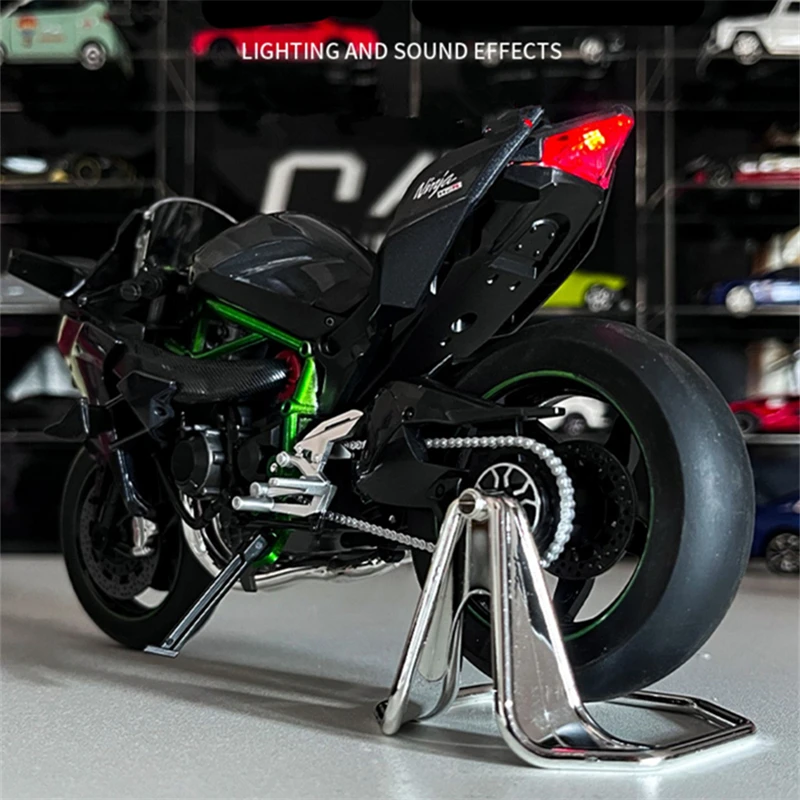 KAWASAKI H2 1/9 スケールバイクフィギュア Diecast 1:9 Scale Diecast Motorcycle Model Toys Kawasaki Ninja H2