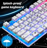 ITLY USB Wired Keyboard Set 104 Keys Backlight Gaming Keyboard Gaming  For Laptop PC Computer 5