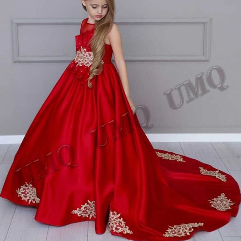 Vestido hecho a para niña y niño, vestido de flores para cumpleaños, apliques para fiesta de boda, vestidos de moda para primera comunión, todas las edades| | - AliExpress