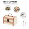 Piggy Bank Trunks for Storage Clear Banks Boys Gift Bin with Lid Coin Children Treasures Container Chest Kid Wood Souvenir 4
