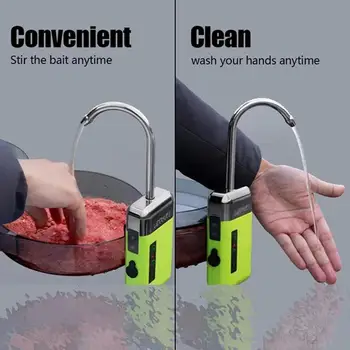 Fishing Intelligent Oxygen Pump Fish Tank Oxygen Pump Inductive Water Outflow Silent Air Pump With Lights Auto Pumping Oxygen 5