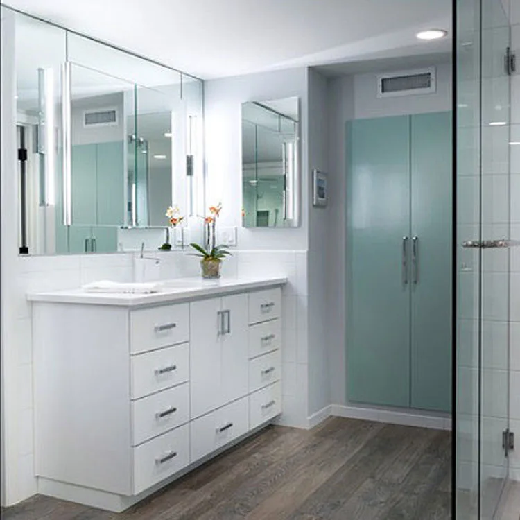 AIS_V009 Metal Box Drawer, Modern Bathroom Vanity Cabinet