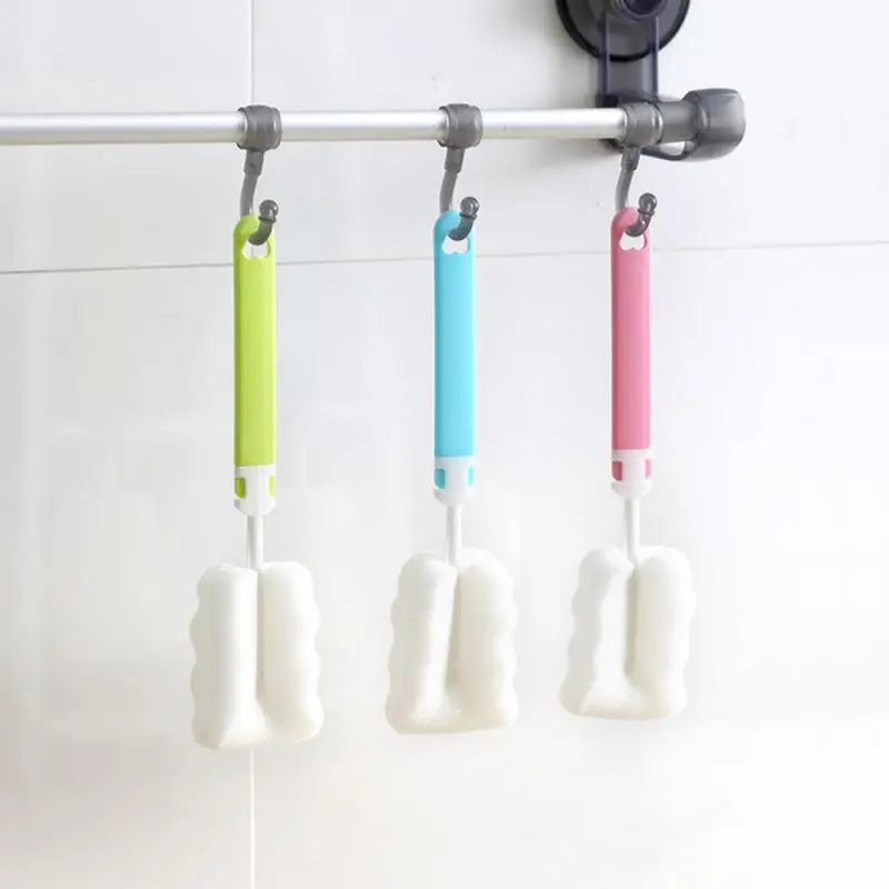 1/3pcs Baby Bottle Brush Portable Sponge Bottle Cleaning Brush with Foldable Handle Glasses Bowl Brushes cleaning brush bottle cleaning brush bottle brush cleaning brush set