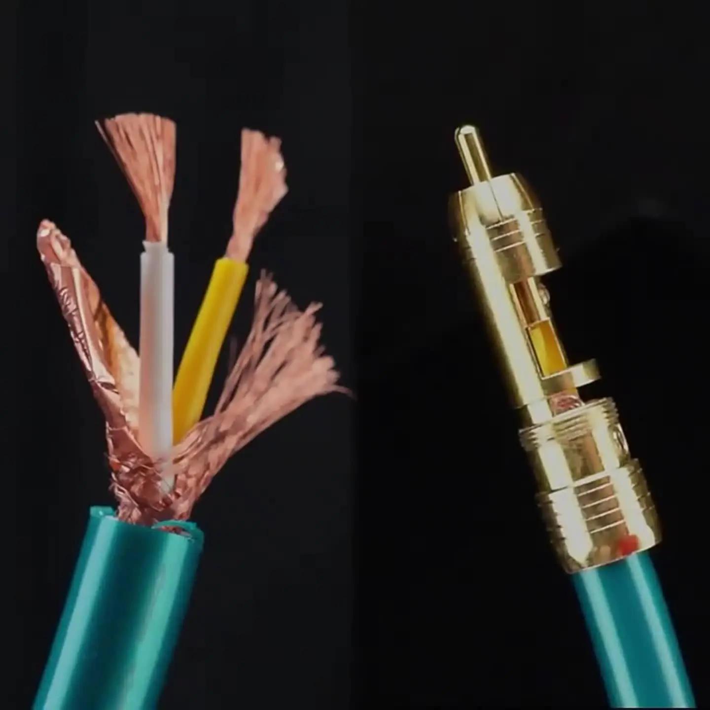 Ortofon Hifi Reference Blue RCA 1M (la paire) - Câble bretelle