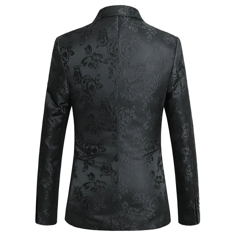 Men Rose Suit Jacket Summer and Autumn Fashion Male Business Wedding Party Dress Blazer Coat Large Size 6XL mens blazer