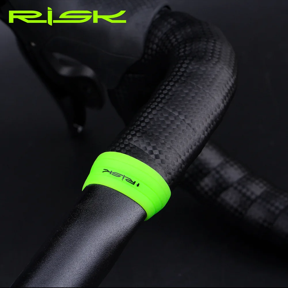 Silicone Bicycle Handlebar Tape plug Fixed Ring 2pcs Road Bike Shift Handle Protection Cover Non-Slip Cycling Accessories bike handlebar tape,bicycle accessories,bike handlebar plugs
