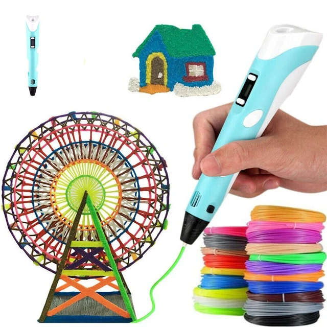 3D Printing Pen Arts Printer Drawing Supplies With LCD Screen 3D Pens DIY  Gifts