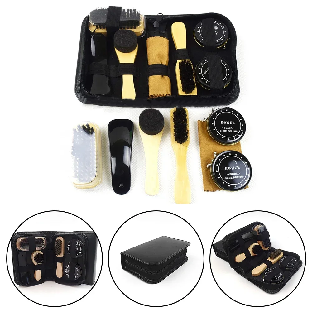 Polishing Tool Shoe Care Cleaning Complete Conditioner Leather Maintaining Portable Repairing shoe cleaner shoe cleaning kit shoe shining tool