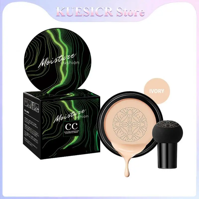 Air Cushion Cream CC Cream 1/2/3PCS Mushroom Head Moisturizing Long Lasting Non-Fake Coverage Brightening Lightweight