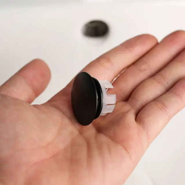 รอบอ่างล้างจานล้นครอบคลุม double layer ทองแดงอ่างล้างหน้าล้นแหวนปลั๊กเปลี่ยนอ่างท่อระบายน้ําห้องครัวห้องน้ํา 3