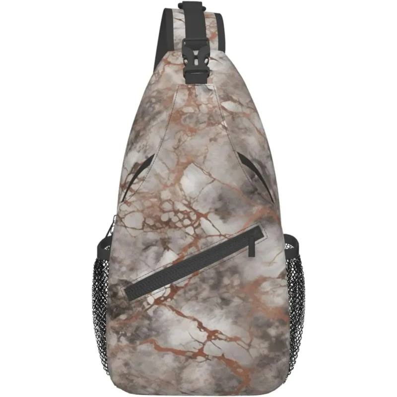 1050d military tactical chest bags camouflage molle bag shoulder hiking bag camping backpack crossbody bag hunting outdoor sling Marble Print Chest Crossbody Backpack Sling Shoulder Travel Hiking Daypack Cycling Bag