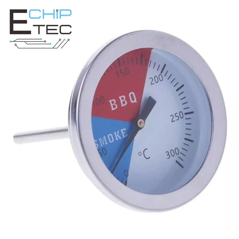 0 300 Celsius Stainless Steel Barbecue BBQ Grill Thermometer