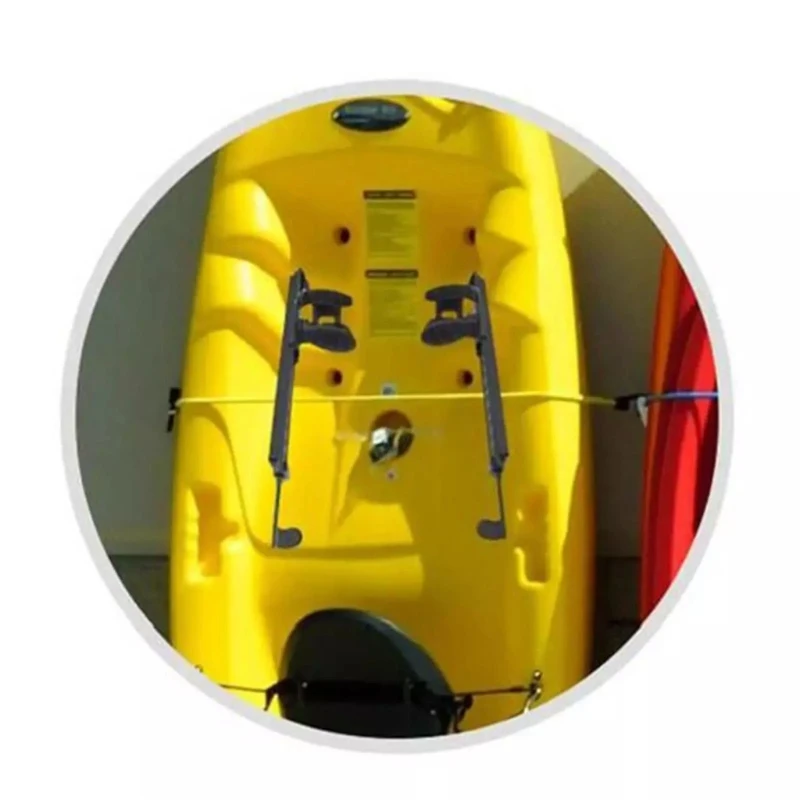 Kayaks Adjustable Footbrace Canoes Kayaks Footrest Outdoor Rowing Pedal Foot Peg Brace for Inflatable Boats