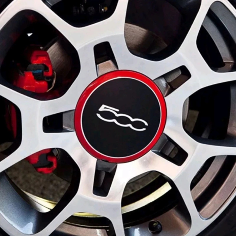 

Муфта 133 мм для Fiat 500 колпачки для ступицы колеса наклейка с эмблемой 68078419AC 68078421AC 51884863 красный